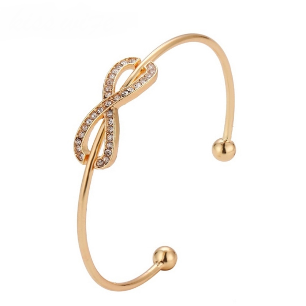 Gold Infinity Adjustable Bracelet
